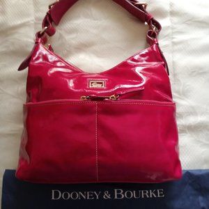 Dooney & Bourke Red Patent Leather Shoulder Bag